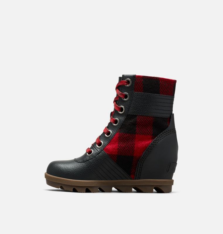 Wedges Sorel Niños - Youth Lexie™ Boot Negras/Rojas - 34607-UQMN